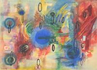 Hilla Rebay Abstract Watercolor Painting - Sold for $10,000 on 11-06-2021 (Lot 175).jpg